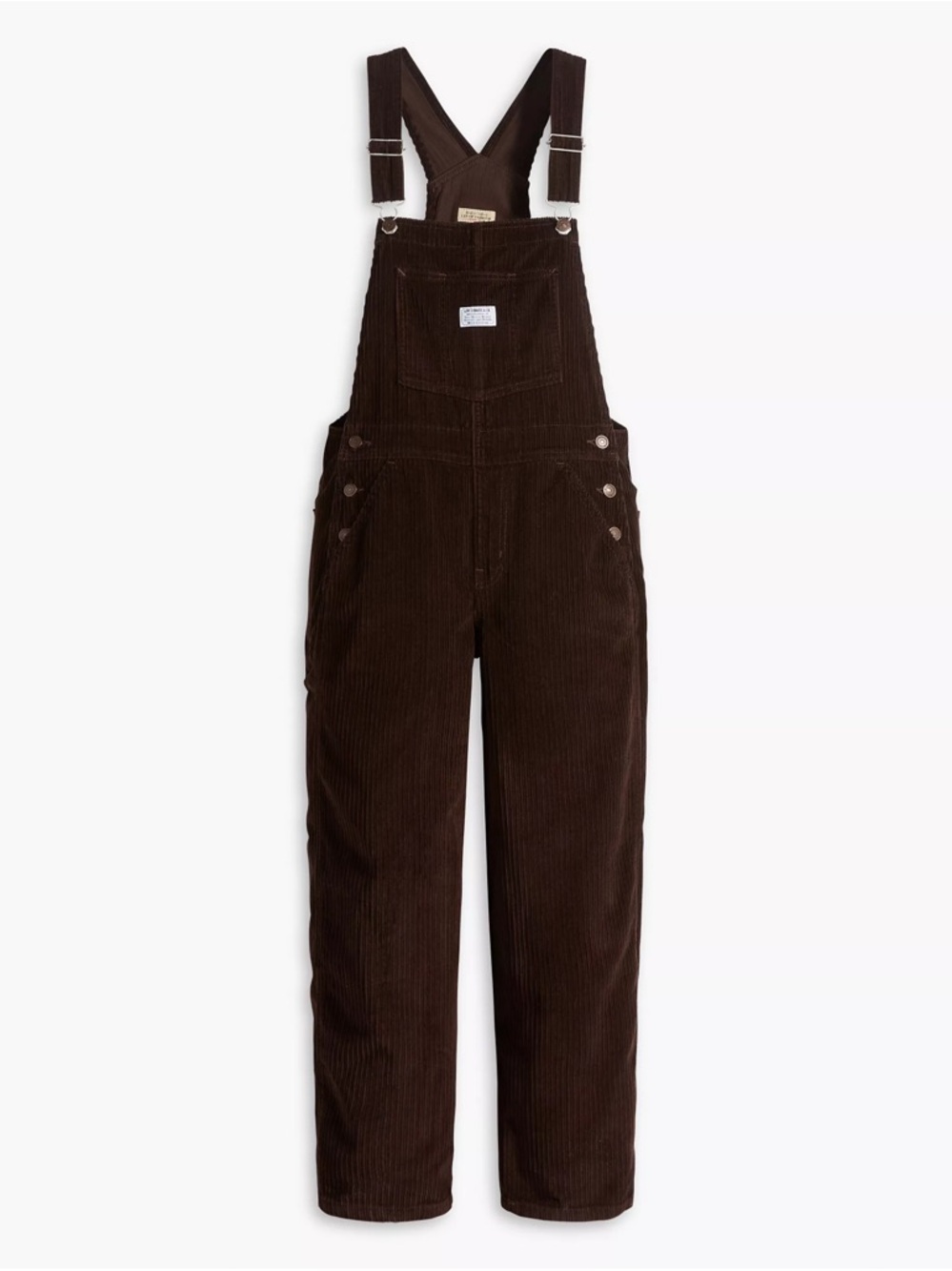 Levi's Women's Baggy Highwater Corduroy Overalls | Size S